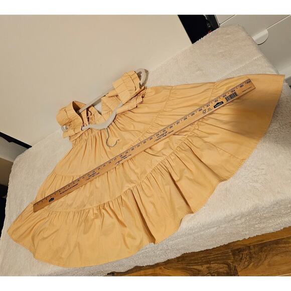 Abercrombie and Fitch Peach Mini dress. SzM. Flared. Teared. Sexy. ShortRuffled - Picture 8 of 15